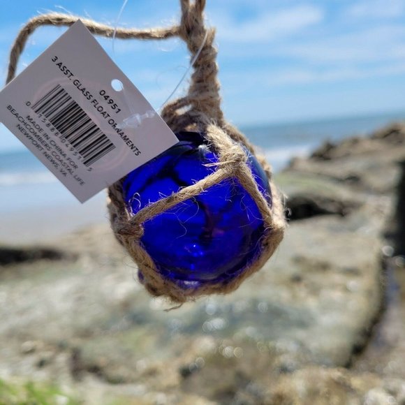 Mini 3" Colored Glass Float Nautical Ornaments Home Decor - Picture 5 of 12